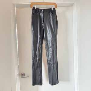 SHEIN Black Straight Leg Jeans